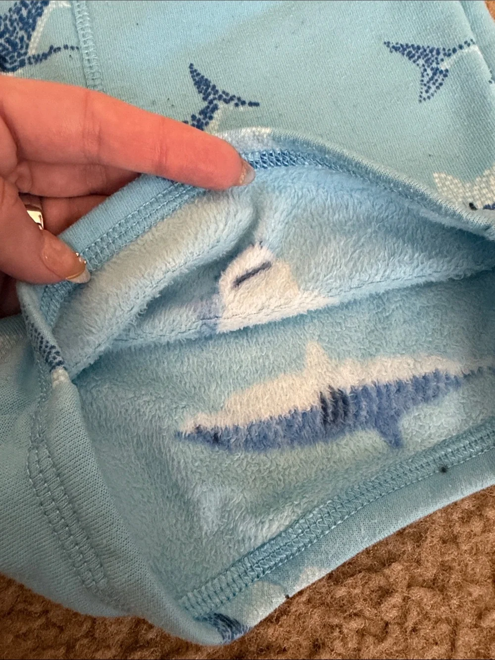 Cat & Jack Light Blue Shark Pajama Set